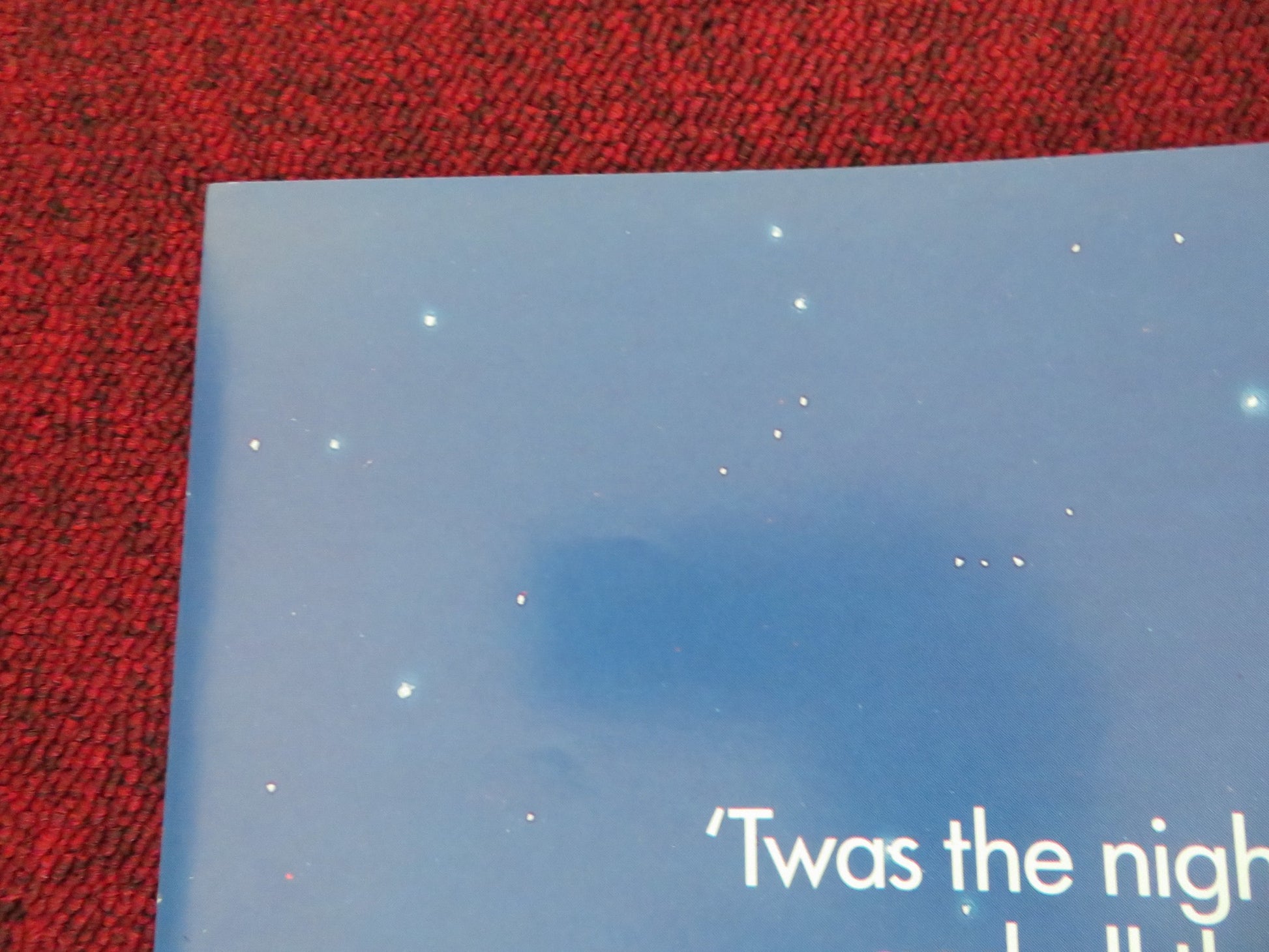 ERNEST SAVES CHRISTMAS UK QUAD POSTER FOLDED JIM VARNEY DOUGLAS SEALE 1988 - Rendezvous Cinema