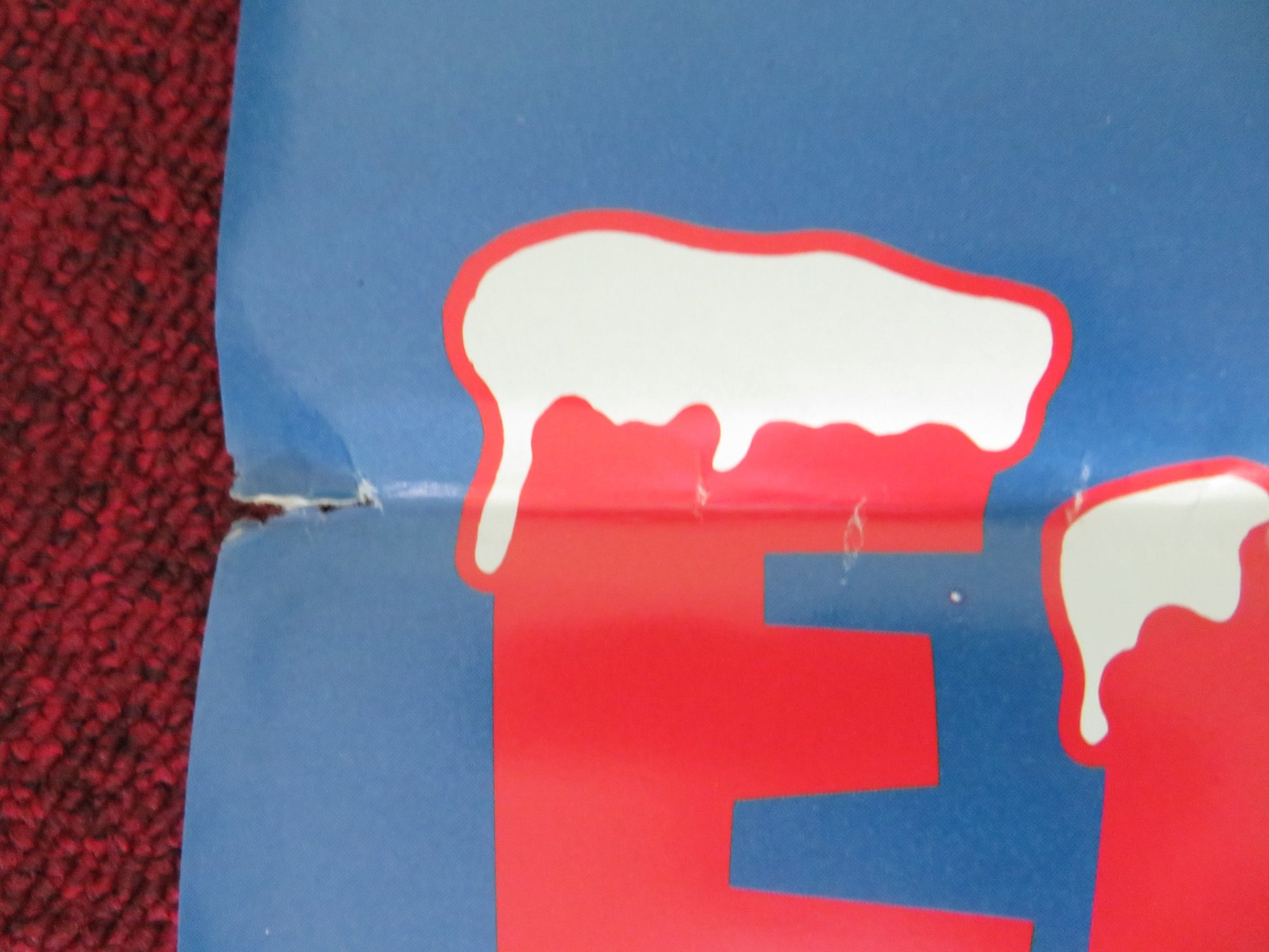 ERNEST SAVES CHRISTMAS UK QUAD POSTER FOLDED JIM VARNEY DOUGLAS SEALE 1988 - Rendezvous Cinema