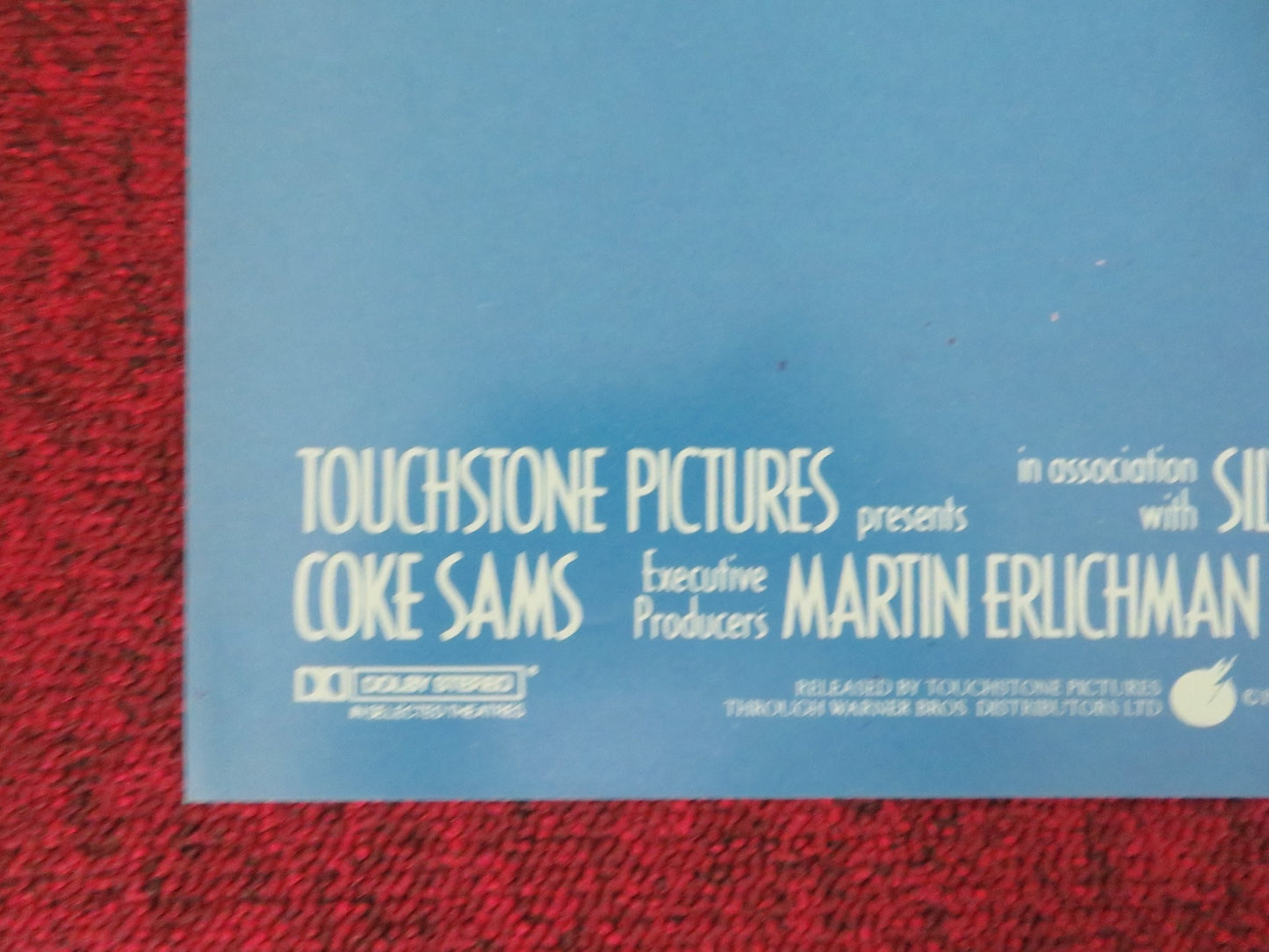 ERNEST SAVES CHRISTMAS UK QUAD POSTER FOLDED JIM VARNEY DOUGLAS SEALE 1988 - Rendezvous Cinema