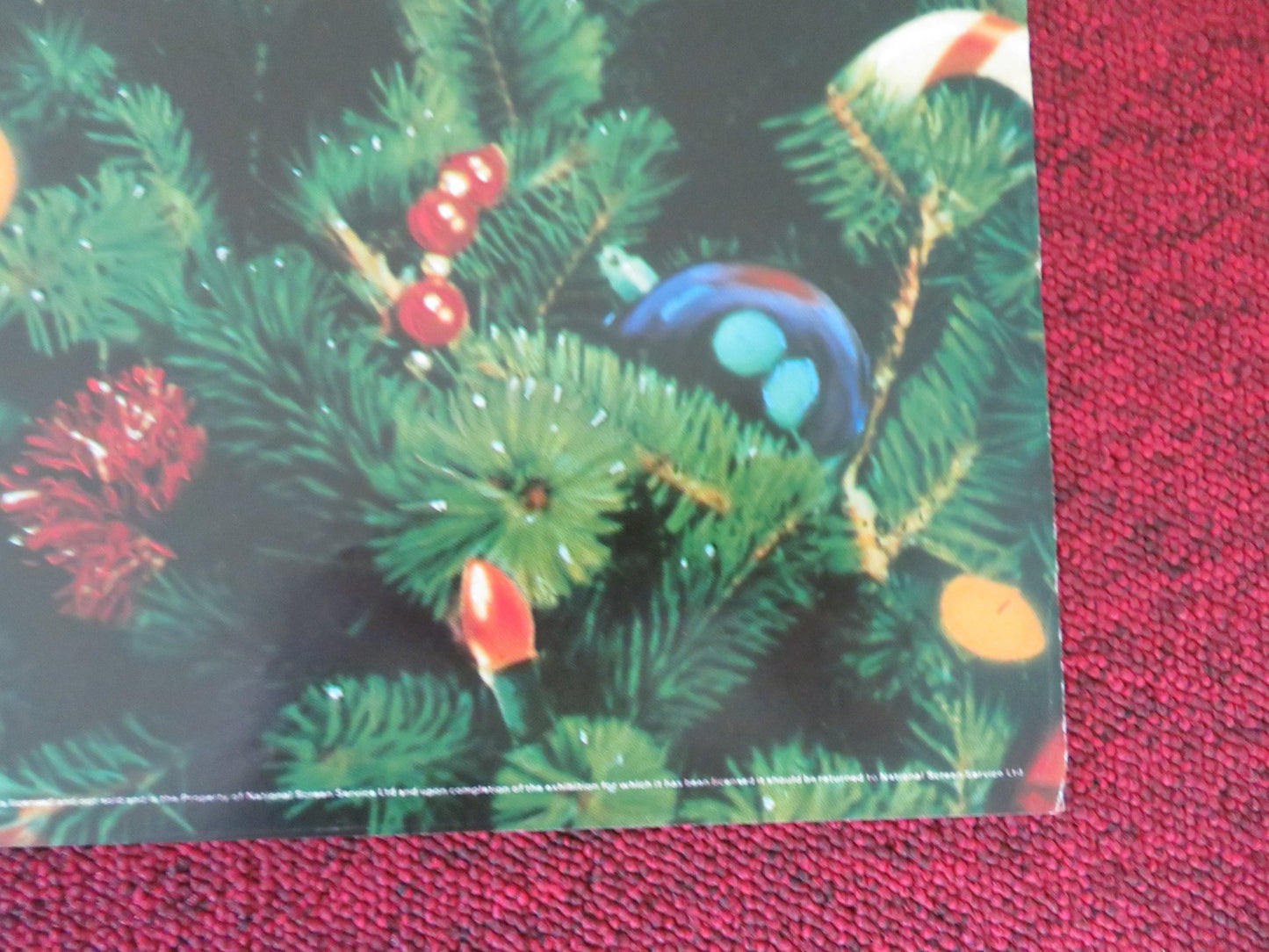 ERNEST SAVES CHRISTMAS UK QUAD POSTER FOLDED JIM VARNEY DOUGLAS SEALE 1988 - Rendezvous Cinema