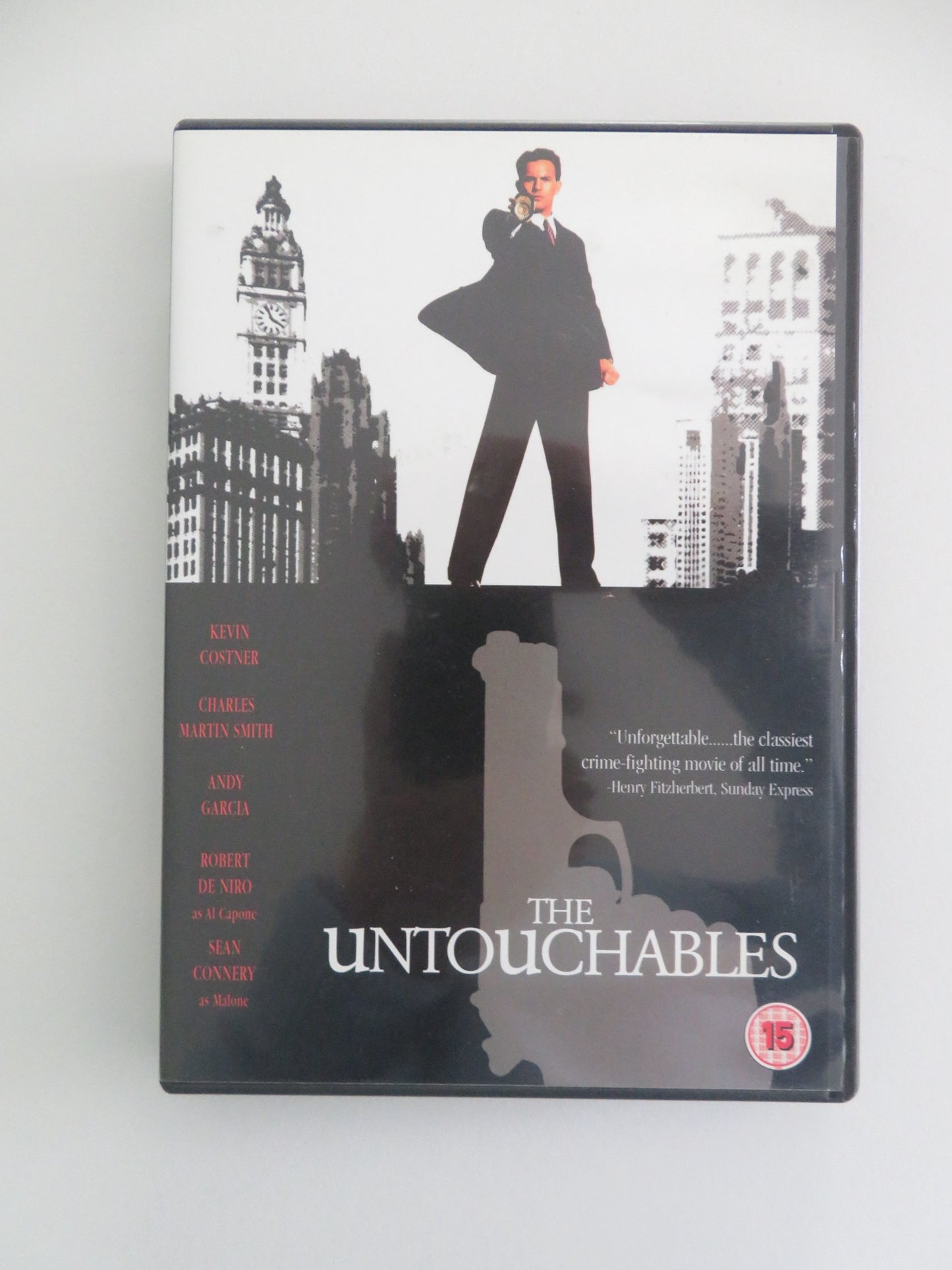 THE UNTOUCHABLES (DVD) KEVIN COSTNER SEAN CONNERY 1987 REGION 2
