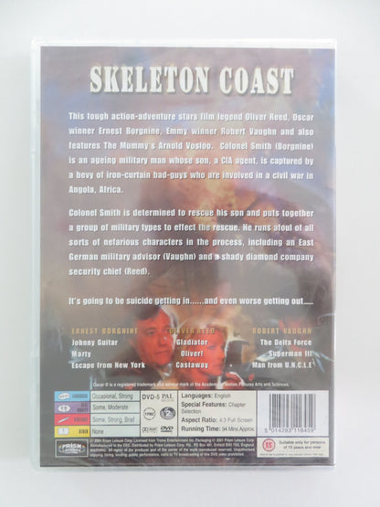 SKELETON COAST (DVD) OLIVER REED ERNEST BORGNINE 1988 REGION 2