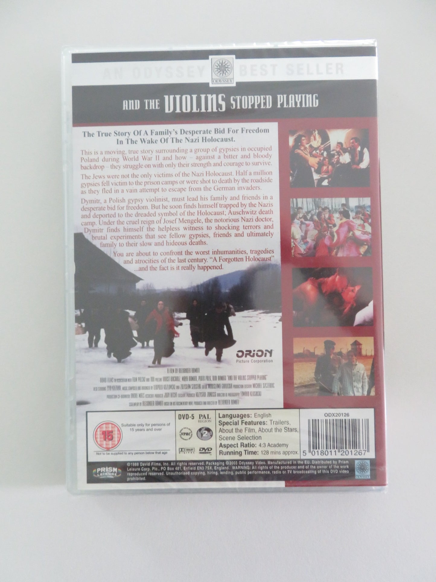 AND THE VIOLINS STOPPED PLAYING (DVD) HORST BUCHOLZ DIDI RAMATI 1988 REGION 2