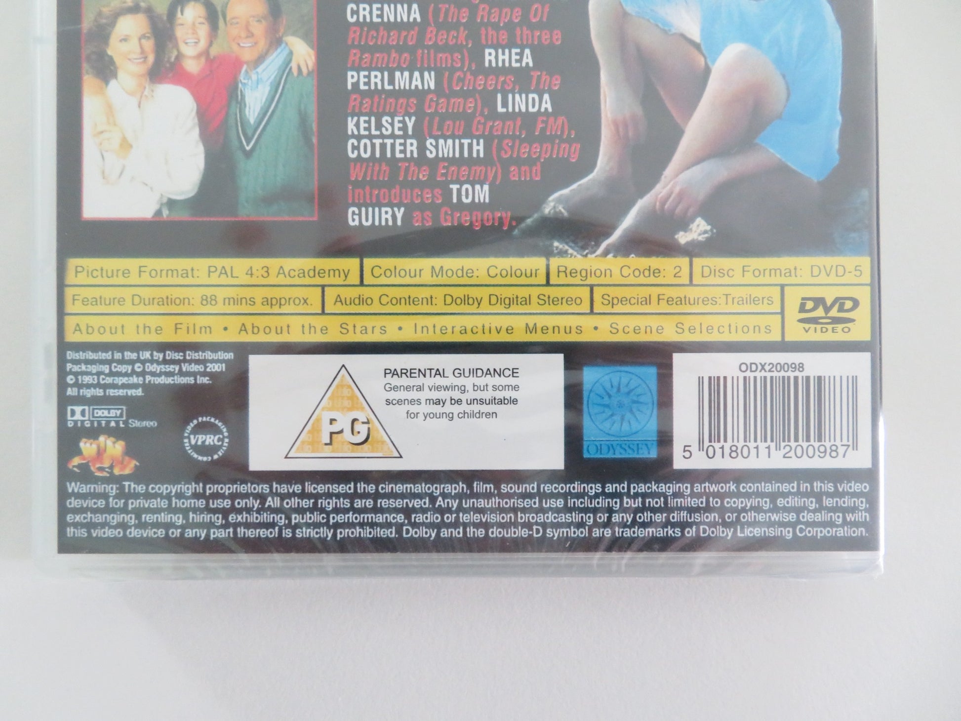 SHATTERED FAMILY (DVD) RICHARD CRENNA RHEA PERLMAN 1993 REGION 2 - Rendezvous Cinema