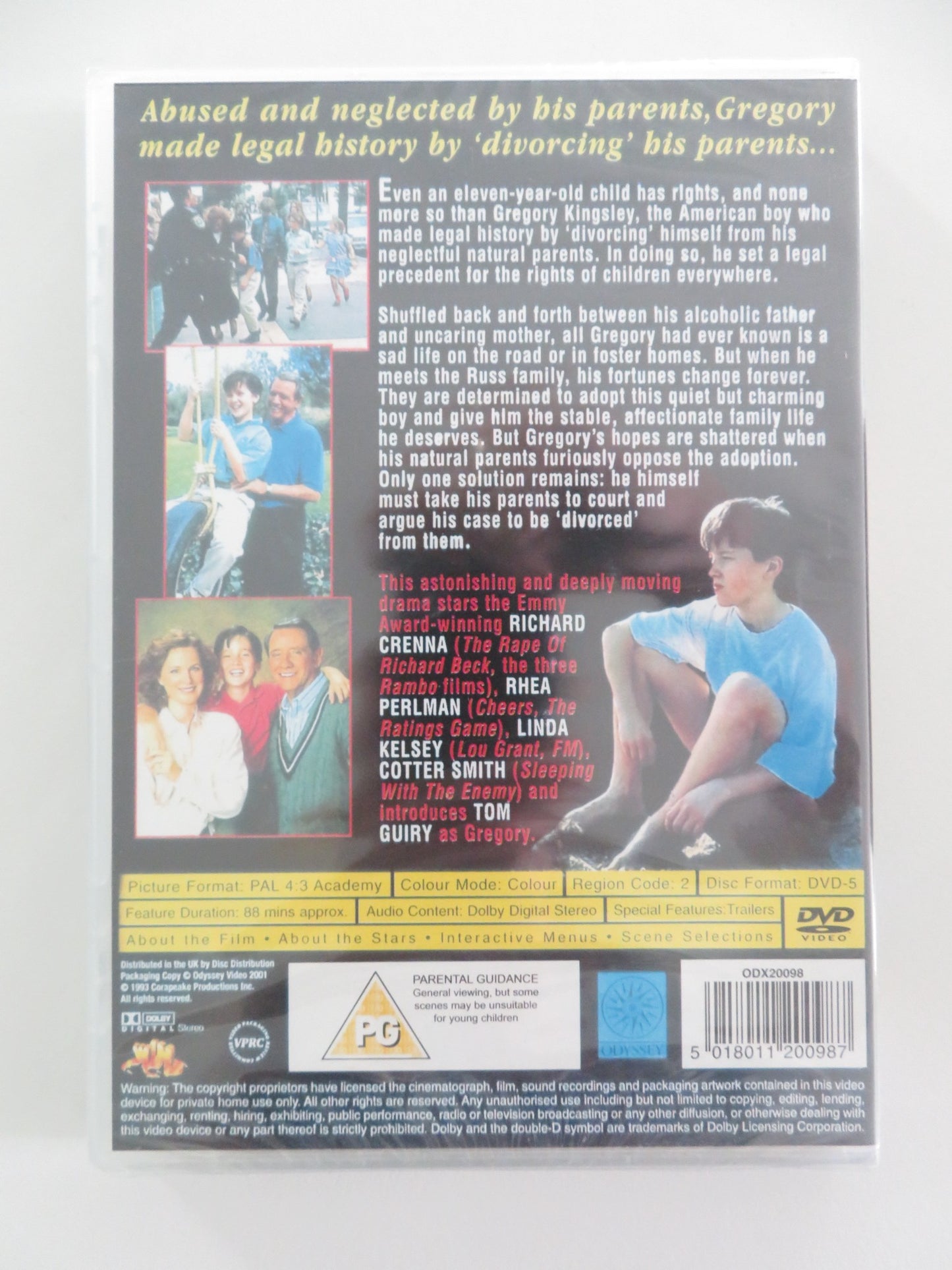 SHATTERED FAMILY (DVD) RICHARD CRENNA RHEA PERLMAN 1993 REGION 2 - Rendezvous Cinema