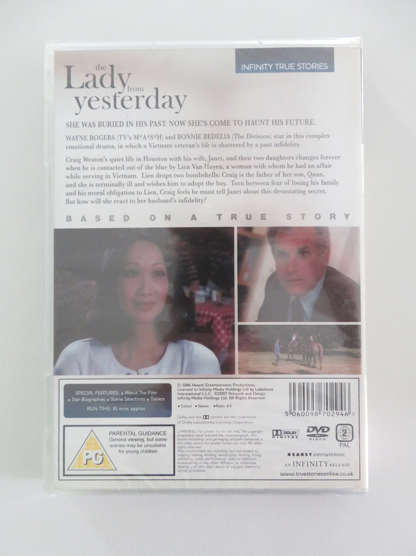 THE LADY FROM YESTERDAY (DVD) WAYNE ROGERS BONNIE BEDELIA 1985 REGION 2