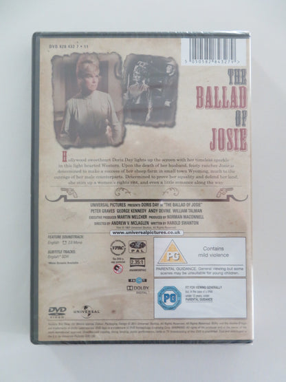 THE BALLAD OF JOSIE (DVD) DORIS DAY PETER GRAVES 1967 REGION 2, 4 - Rendezvous Cinema