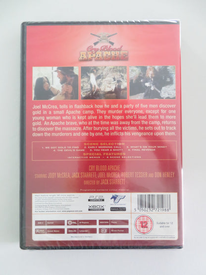 CRY BLOOD, APACHE (DVD) JODY MCCREA JACK STARRETT 1970 REGION 0 - Rendezvous Cinema