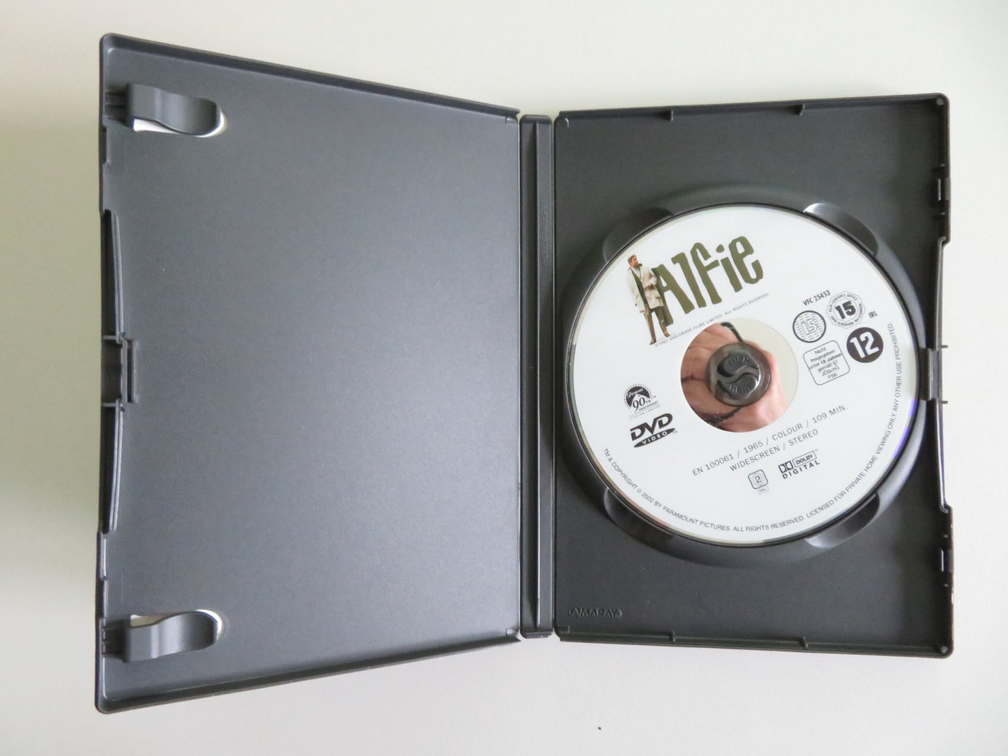 ALFIE - WIDESCREEN COLLECTION (DVD) MICHAEL CAINE SHELLEY WINTERS 1966 REGION 2