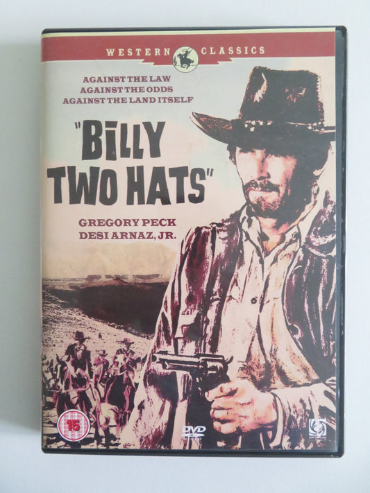 BILLY TWO HATS - WESTERN CLASSICS (DVD) GREGORY PECK DESI ARNAZ JR 1974 REGION 2