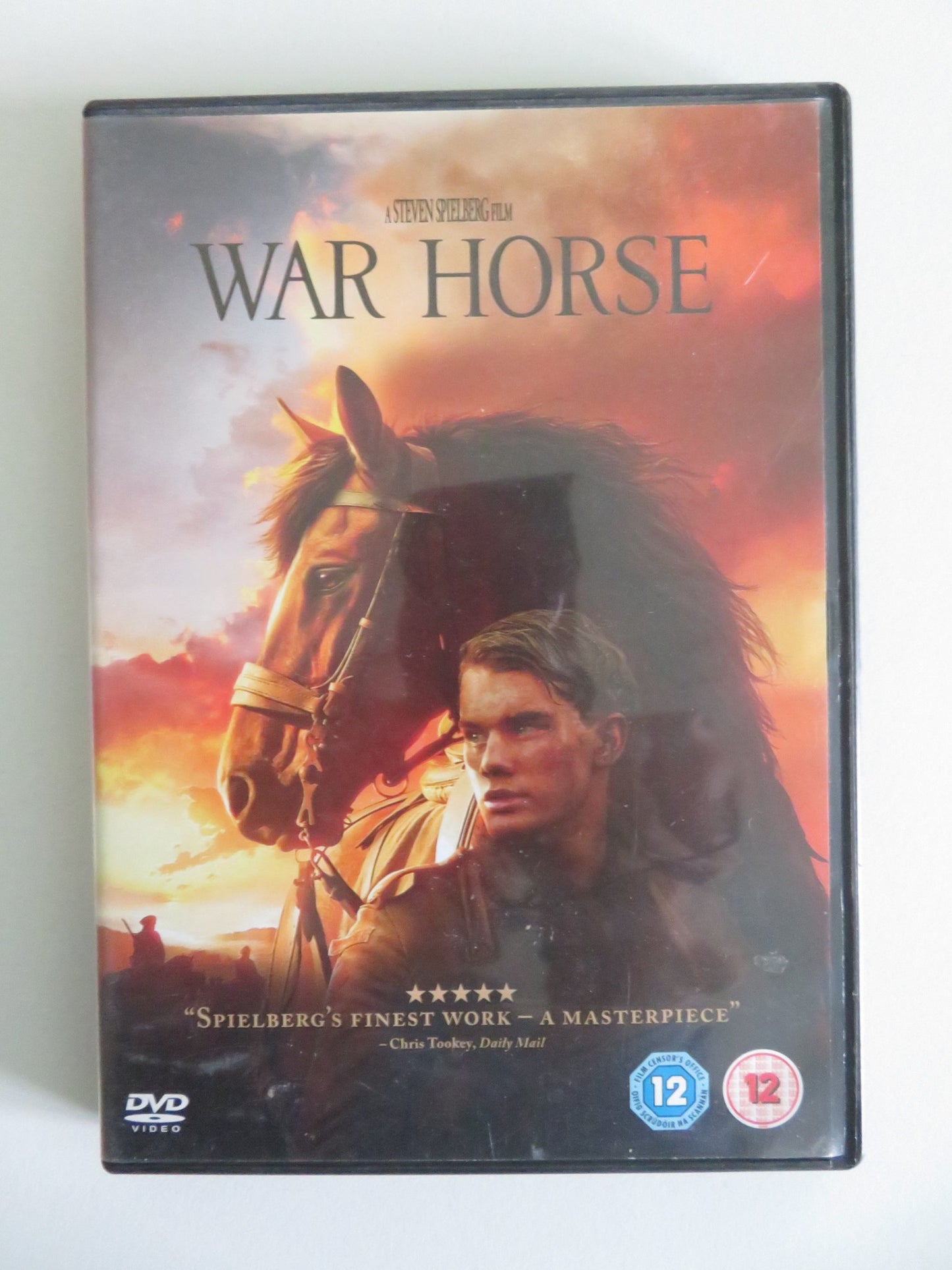 WAR HORSE (DVD) JEREMY IRVINE EMILY WATSON TOM HIDDLESTON 2011 REGION 2