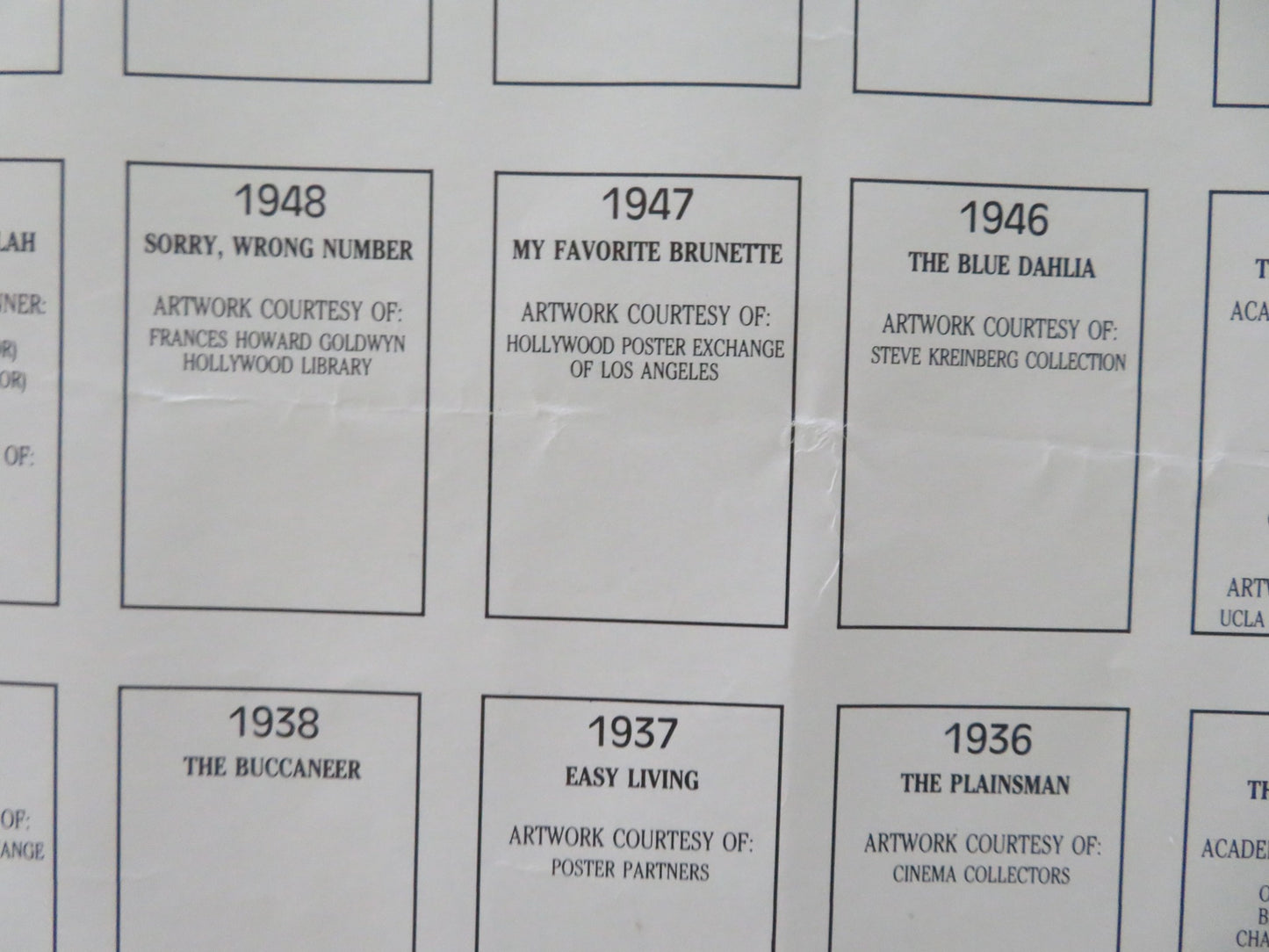 PARAMOUNT 75TH ANNIVERSARY - B VHS VIDEO POSTER 1987 - Rendezvous Cinema