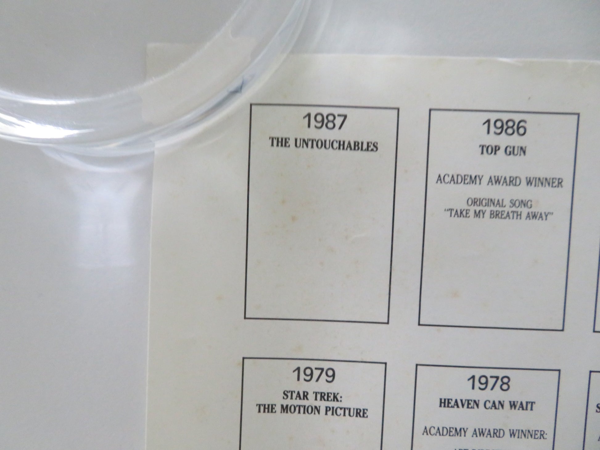 PARAMOUNT 75TH ANNIVERSARY - B VHS VIDEO POSTER 1987 - Rendezvous Cinema