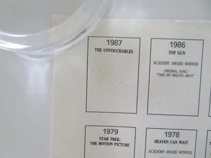 PARAMOUNT 75TH ANNIVERSARY - B VHS VIDEO POSTER 1987 - Rendezvous Cinema