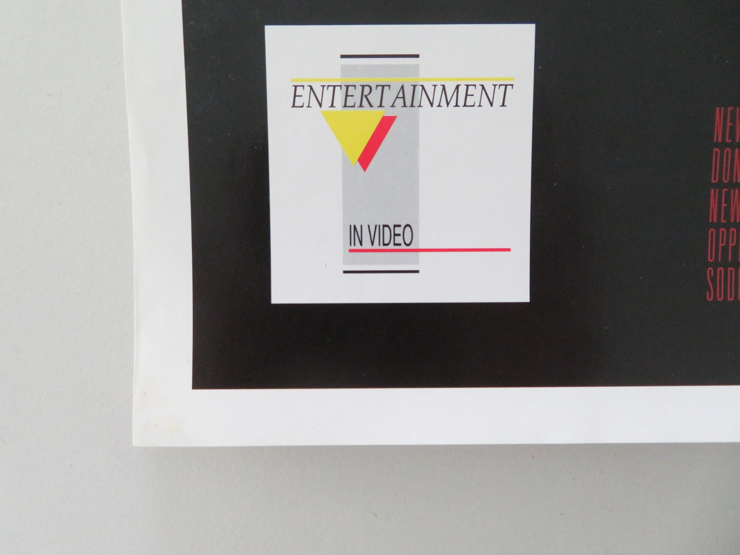 PLEASANTVILLE VHS VIDEO POSTER ROLLED TOBEY MAGUIRE JEFF DANIEL 1998 - Rendezvous Cinema