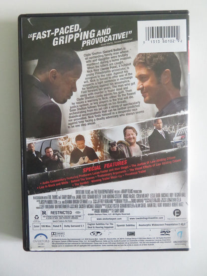 LAW ABIDING CITIZEN (DVD) JAMIE FOXX GERARD BUTLER 2009 REGION 1