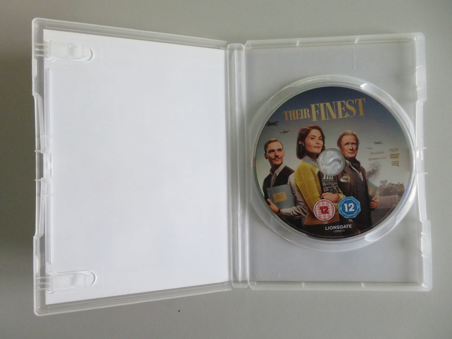 THEIR FINEST (DVD) GEMMA ARTERTON BILL NIGHY 2016 REGION 2