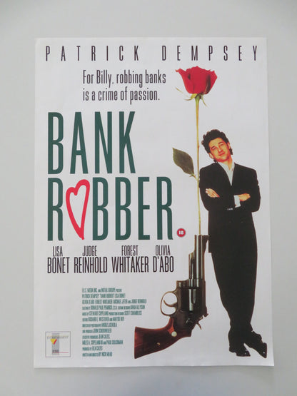 BANK ROBBER VHS VIDEO POSTER ROLLED PATRICK DEMPSEY LISA BONET 1993 - Rendezvous Cinema