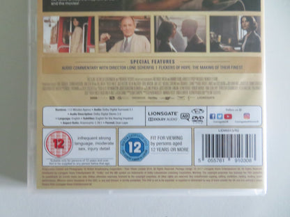THEIR FINEST (DVD) GEMMA ARTERTON BILL NIGHY 2016 REGION 2