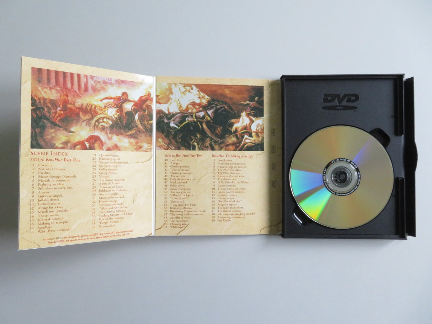 BEN HUR (DVD) CHARLTON HESTON JACK HAWKINS 1959 REGION 2