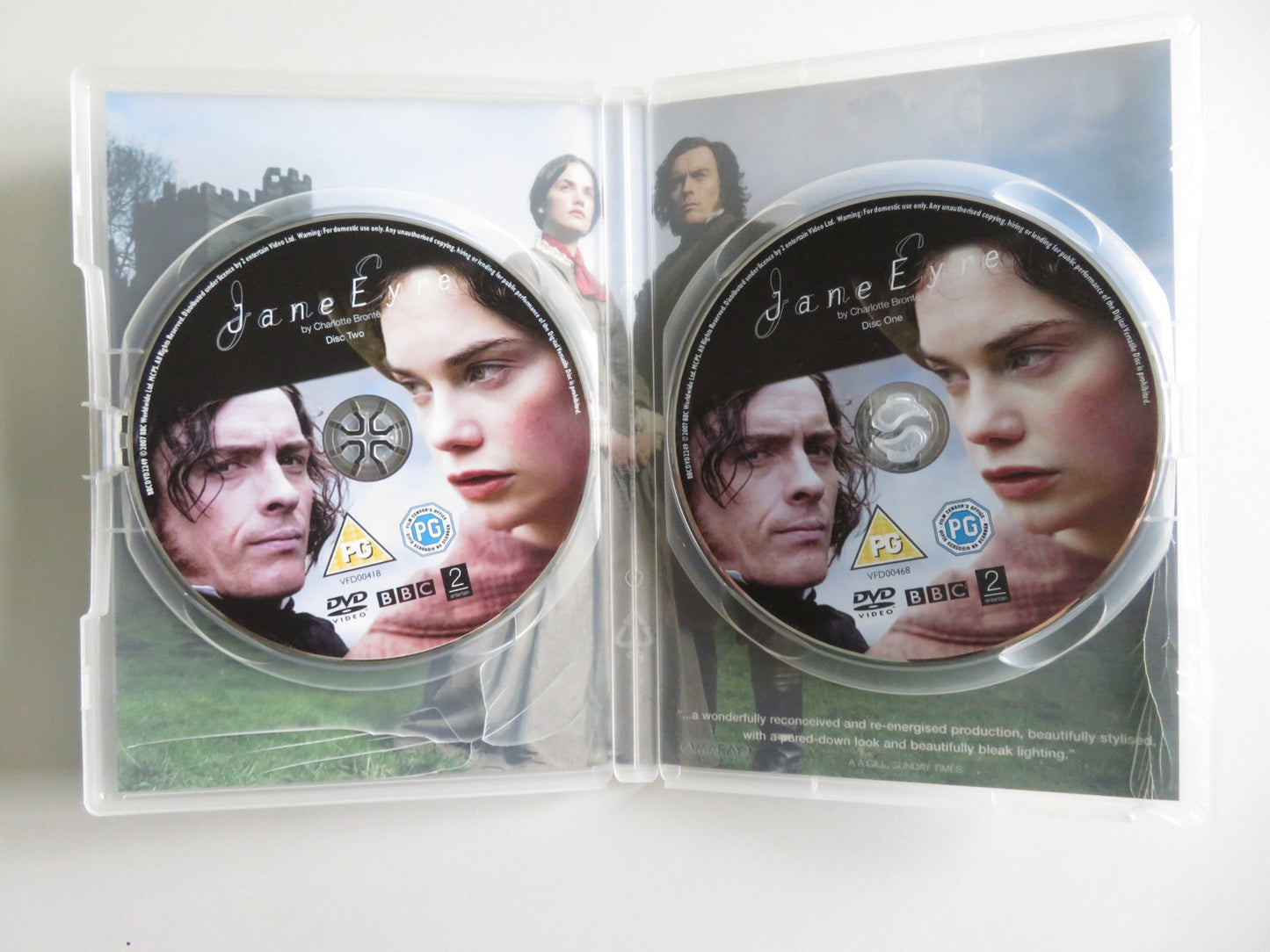 JANE EYRE (DVD) RUTH WILSON TOBY STEPHENS 2006 REGION 2, 4