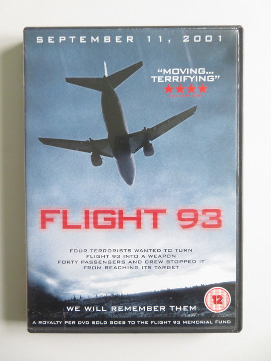 FLIGHT 93 (DVD) JEFFREY NORDLING BRENNAN ELLIOT 2006 REGION 2