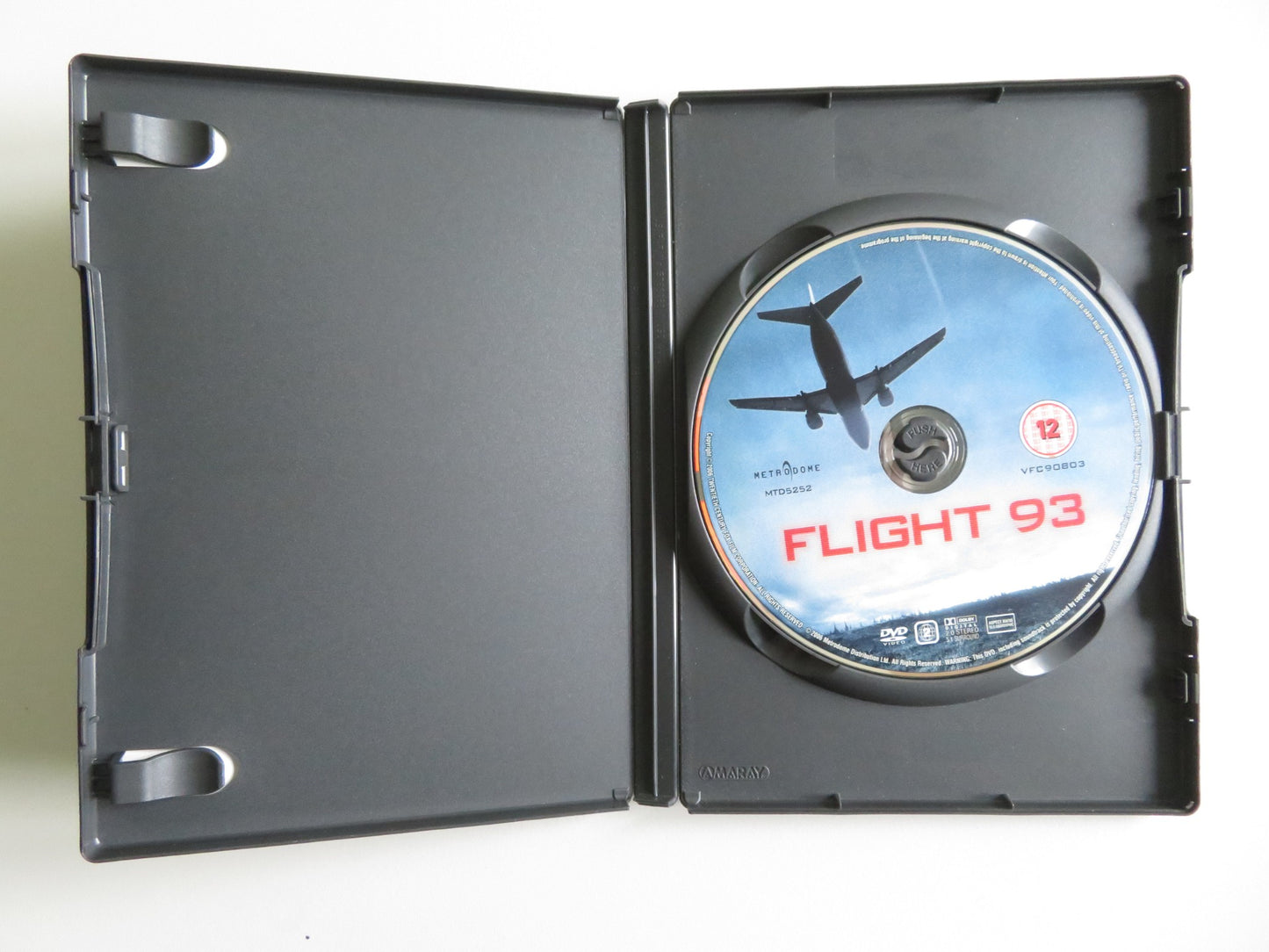 FLIGHT 93 (DVD) JEFFREY NORDLING BRENNAN ELLIOT 2006 REGION 2