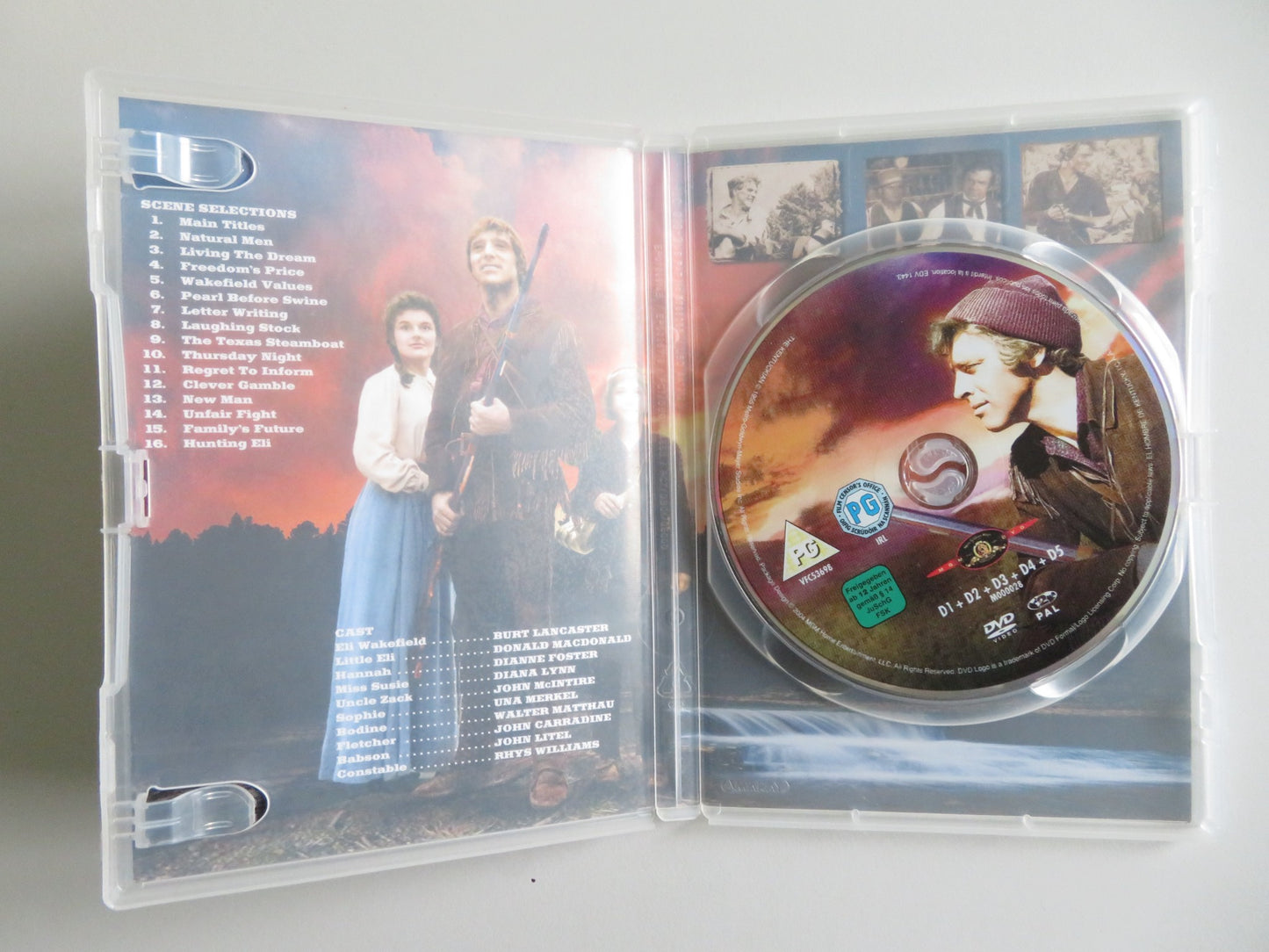 THE KENTUCKIAN (DVD) BURT LANCASTER DIANNE FOSTER 1955 REGION 2