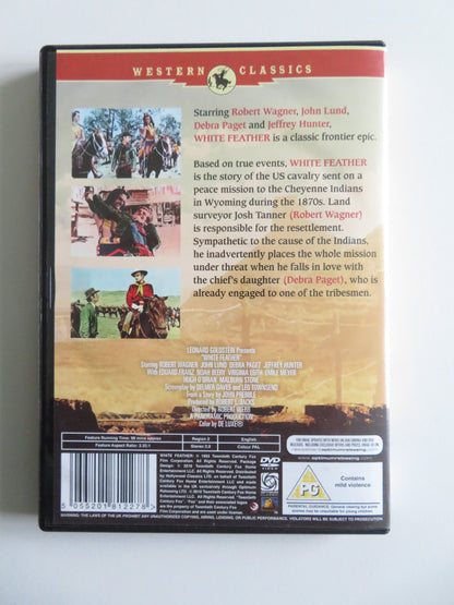 WHITE FEATHER (DVD) ROBERT WAGNER JOHN LUND 1955 REGION 2