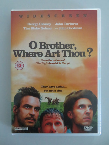 O BROTHER, WHERE ART THOU? (DVD) GEORGE CLOONEY JOHN TURTURRO 2000 REGION 2
