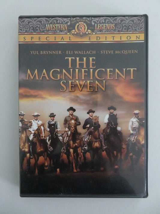 THE MAGNIFICENT SEVEN - SPECIAL EDITION (DVD) YUL BRYNNER 1960 REGION 1