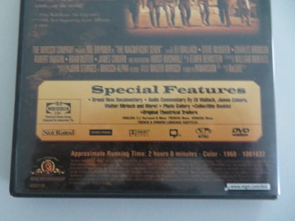THE MAGNIFICENT SEVEN - SPECIAL EDITION (DVD) YUL BRYNNER 1960 REGION 1