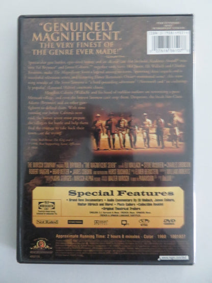 THE MAGNIFICENT SEVEN - SPECIAL EDITION (DVD) YUL BRYNNER 1960 REGION 1