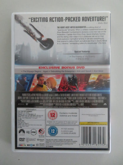 STAR TREK INTO DARKNESS (DVD) LEONARD NIMOY CHRIS PINE 2013 REGION 2