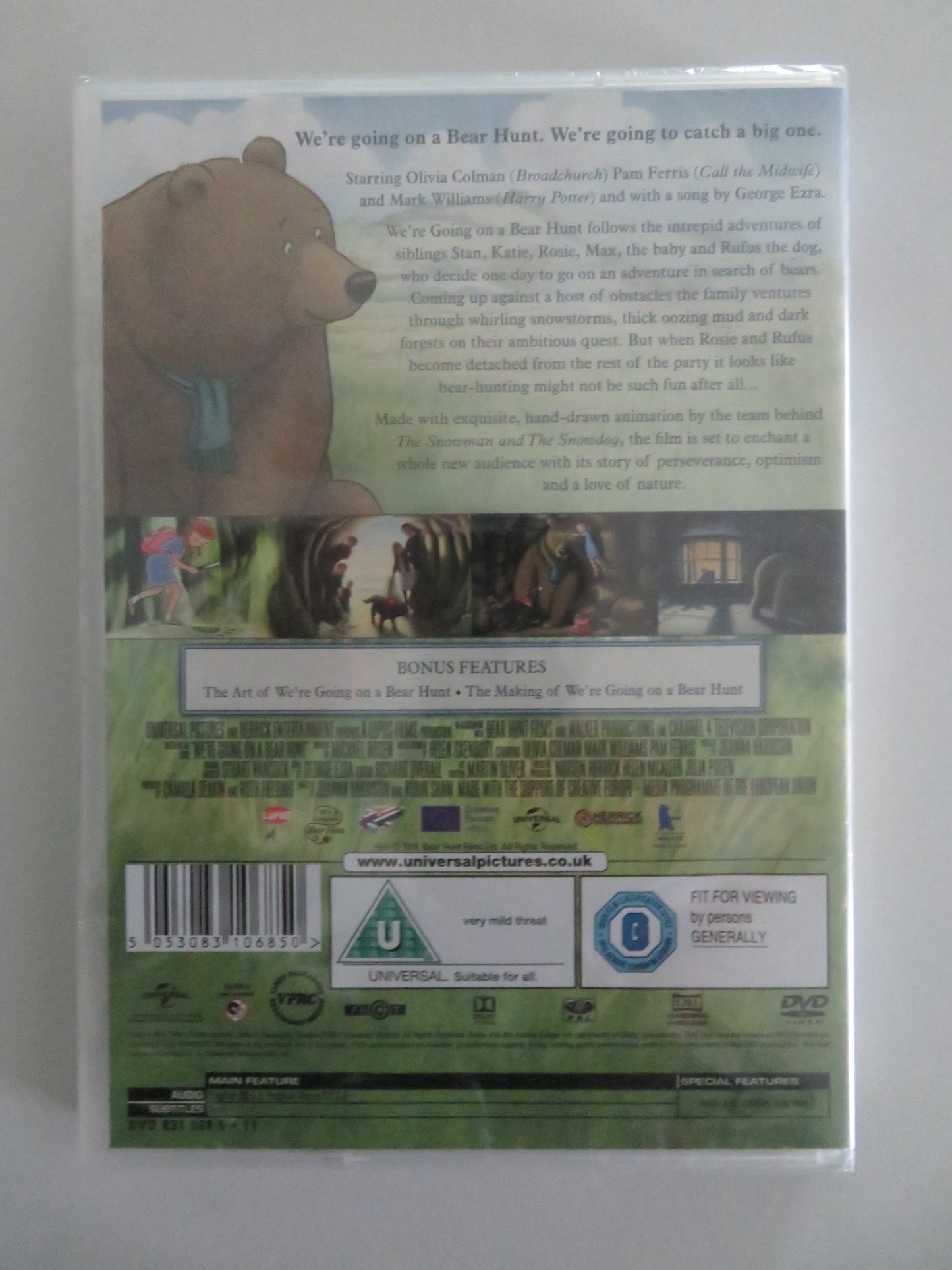 WE'RE GOING ON A BEAR HUNT (DVD) OLIVIA COLMAN PAM FERRIS 2016 REGION 2,4