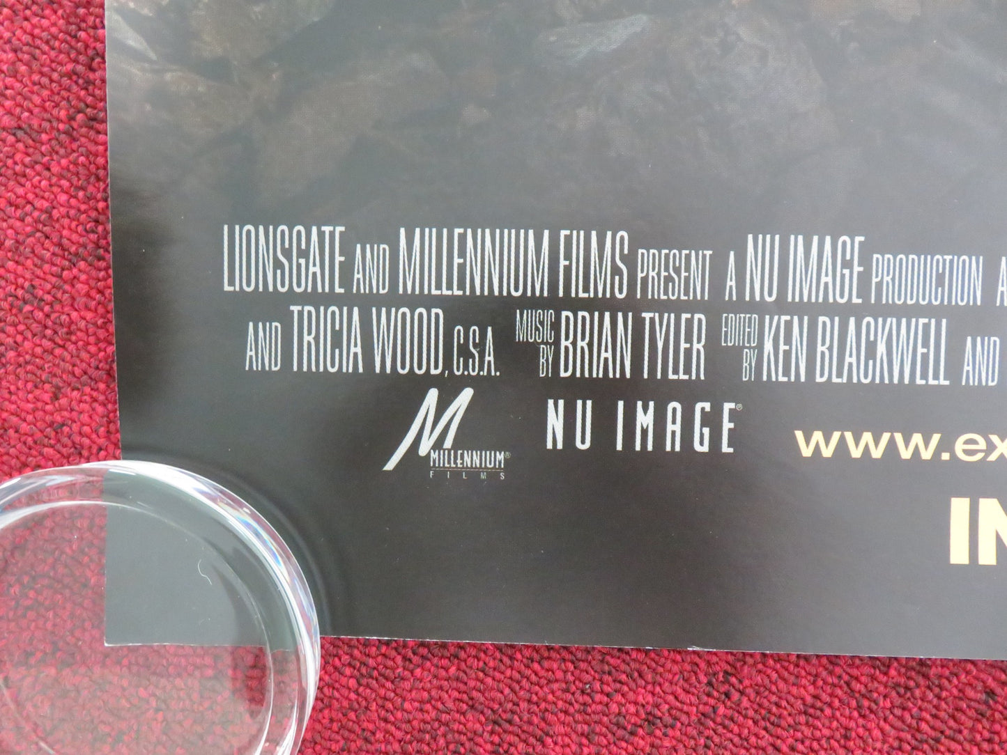 THE EXPENDABLES UK QUAD ROLLED POSTER SYLVESTER STALLONE JASON STATHAM 2010 - Rendezvous Cinema