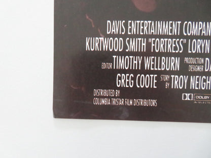 FORTRESS VHS VIDEO POSTER CHRISTOPHER LAMBERT KURTWOOD SMITH 1992 - Rendezvous Cinema