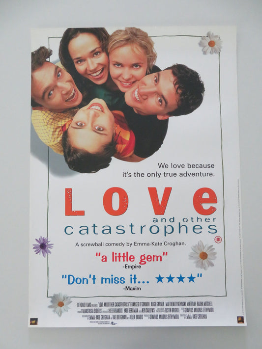 LOVE AND OTHER CATASTROPHES VHS VIDEO POSTER MATT DAY ALICE GARNER 1996 - Rendezvous Cinema