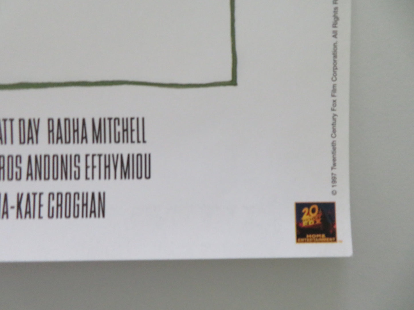 LOVE AND OTHER CATASTROPHES VHS VIDEO POSTER MATT DAY ALICE GARNER 1996 - Rendezvous Cinema