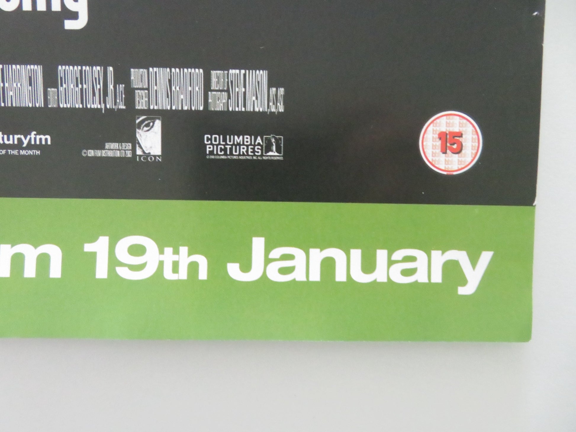 BASIC VHS & DVD VIDEO POSTER JOHN TRAVOLTA SAMUEL L. JACKSON 2003 - Rendezvous Cinema