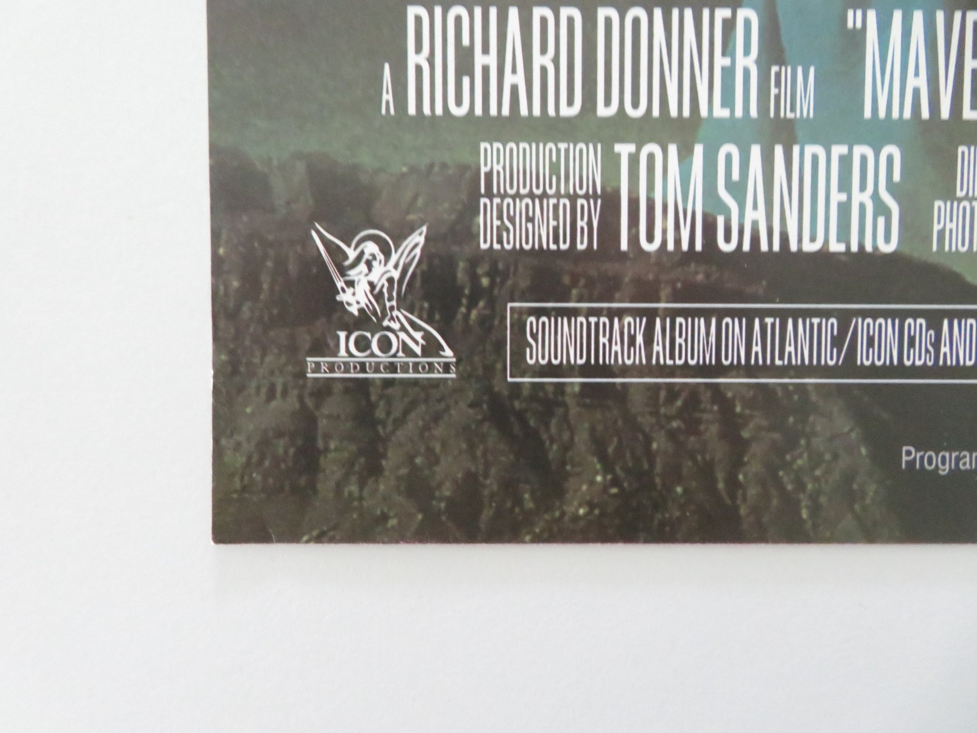 MAVERICK VHS VIDEO POSTER MEL GIBSON JODIE FOSTER 1994 - Rendezvous Cinema