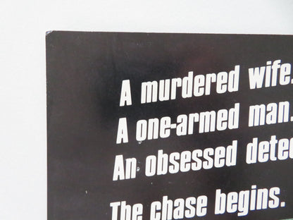 THE FUGITIVE VHS VIDEO POSTER HARRISON FORD TOMMY LEE JONES 1993 - Rendezvous Cinema