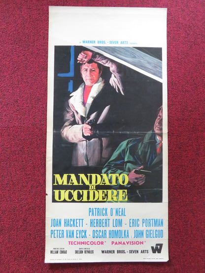 ASSIGNMENT TO KILL ITALIAN LOCANDINA POSTER PATRICK O'NEAL JOAN HACKETT 1968 - Rendezvous Cinema