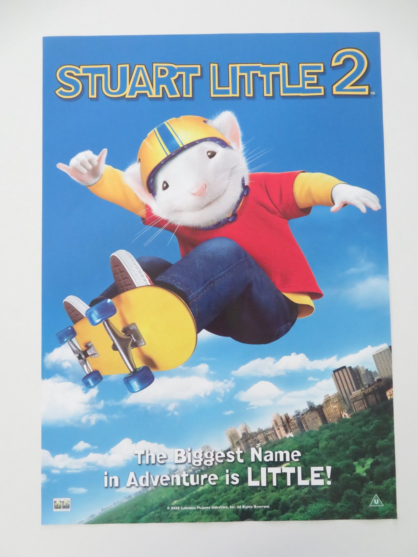 STUART LITTLE 2 VHS VIDEO POSTER MICHAEL J. FOX GEENA DAVIS 2002 - Rendezvous Cinema