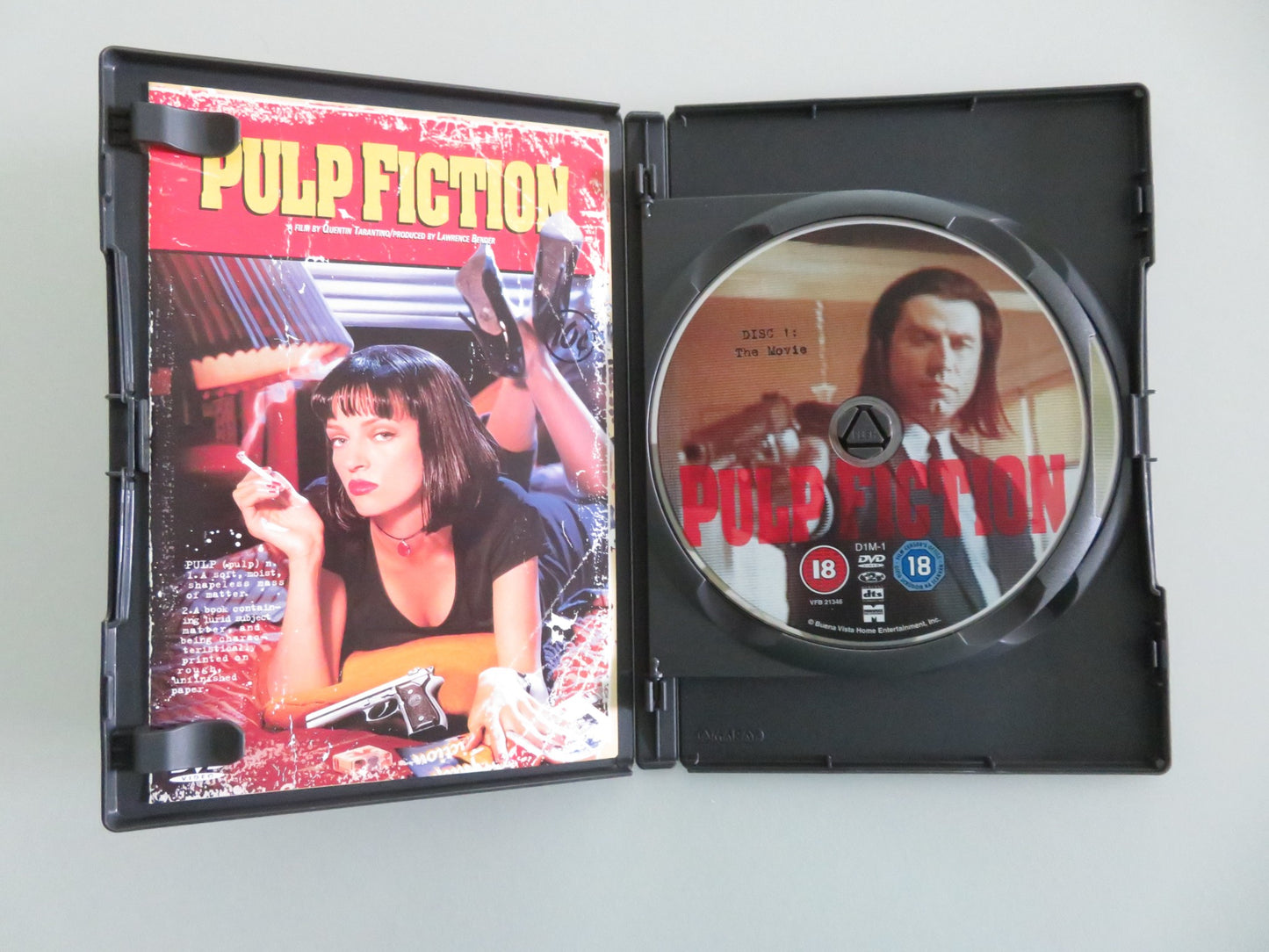 PULP FICTION - 2 DISC COLLECTOR'S EDITION - B (DVD) JOHN TRAVOLTA 1994 REGION 2 - Rendezvous Cinema