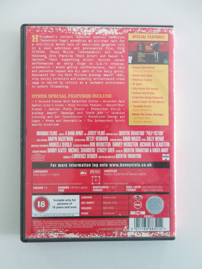 PULP FICTION - 2 DISC COLLECTOR'S EDITION - B (DVD) JOHN TRAVOLTA 1994 REGION 2 - Rendezvous Cinema