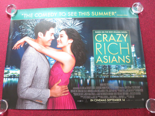 CRAZY RICH ASIANS UK QUAD ROLLED POSTER CONSTANCE WU MICHELLE YEOH 2018