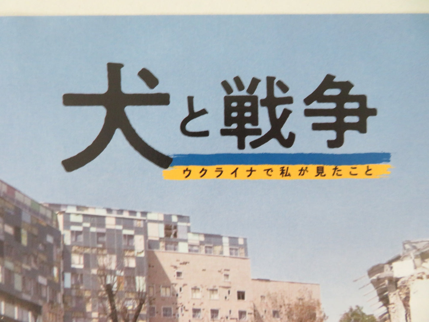 DOGS AND WAR: WHAT I SAW IN UKRAINE JAPANESE CHIRASHI (B5) POSTER HIGASHIDE 2025 - Rendezvous Cinema