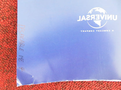 DESPICABLE ME 4 UK QUAD ROLLED POSTER STEVE CARELL WILL FERRELL 2024 - Rendezvous Cinema