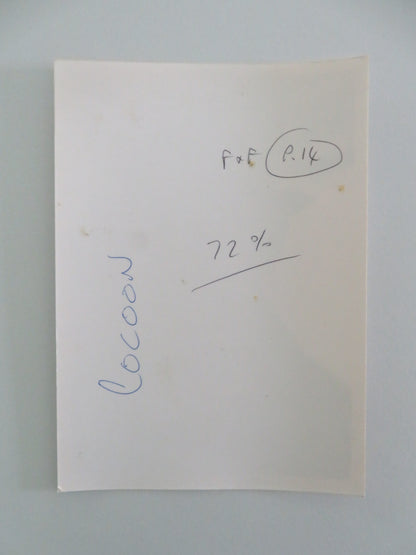 COCOON MOVIE STILL PHOTO JACK GILFORD 1985 - Rendezvous Cinema